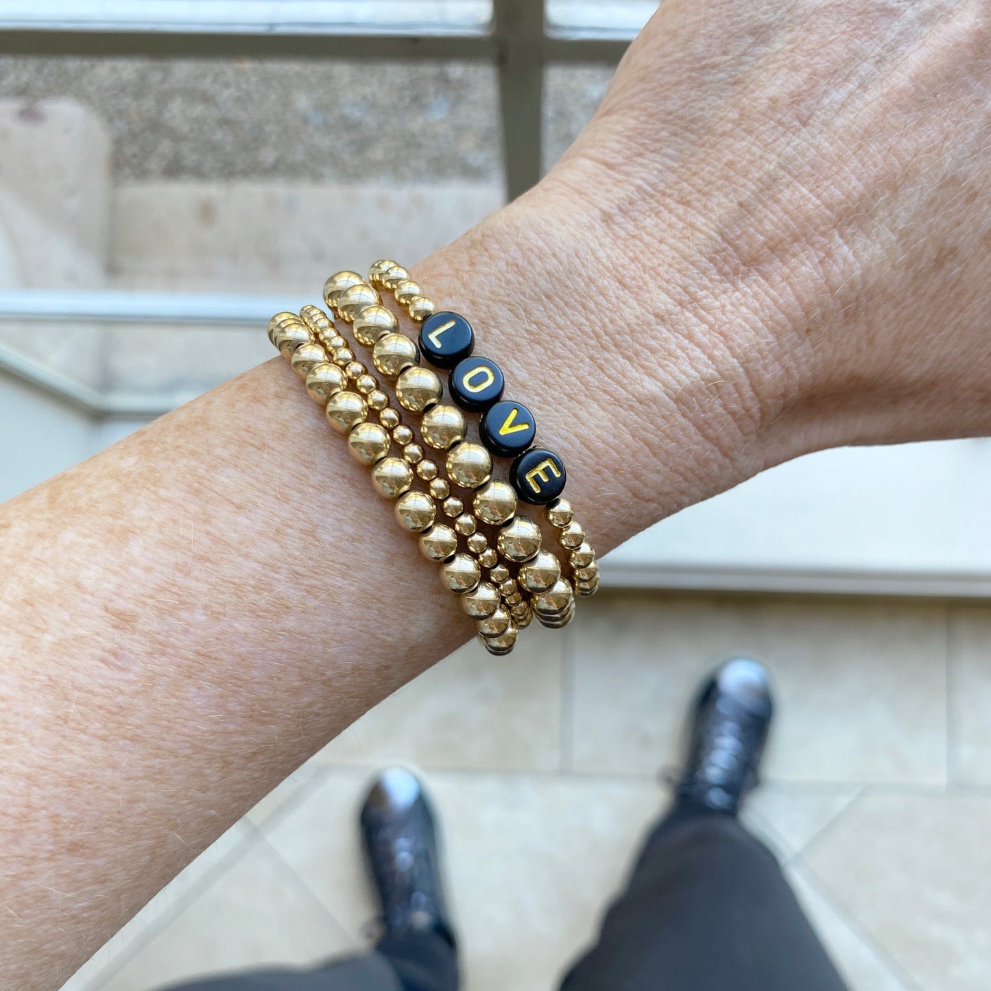 GOLD Custom Letter Bracelet