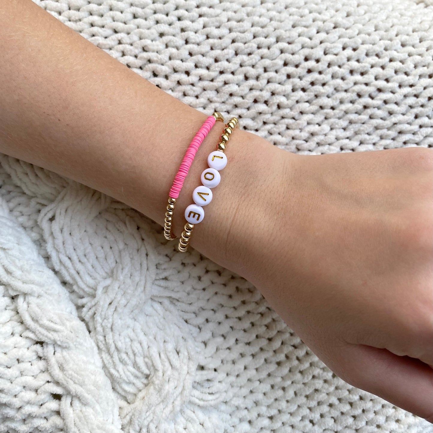 GOLD Custom Letter Bracelet