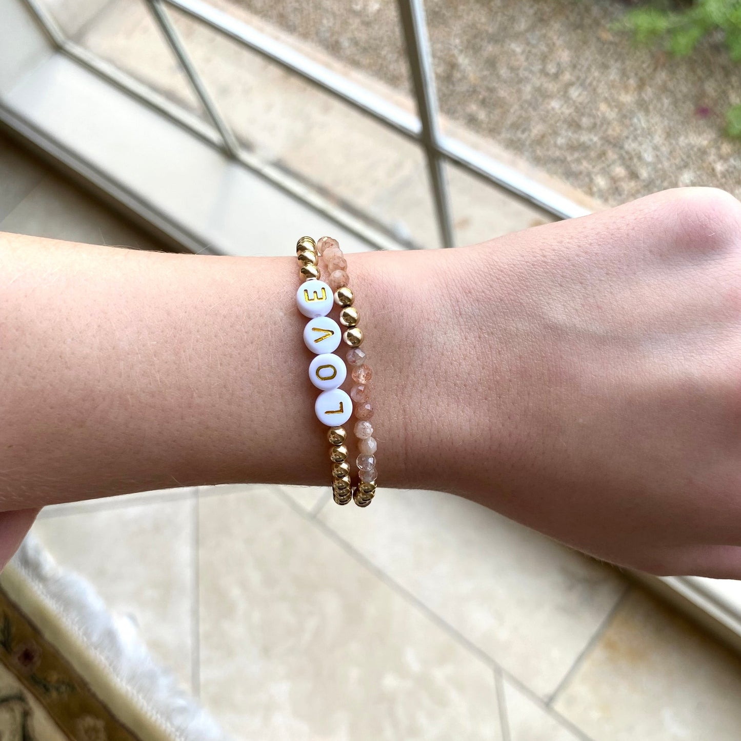 GOLD Custom Letter Bracelet