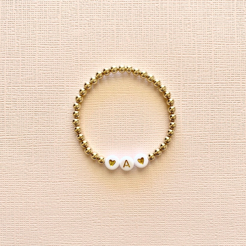 GOLD Custom Letter Bracelet