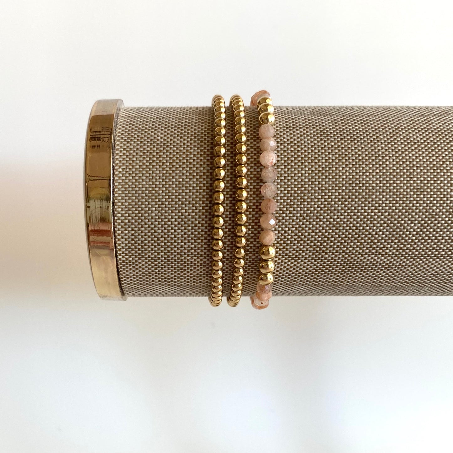 Sunstone & Gold Bracelet