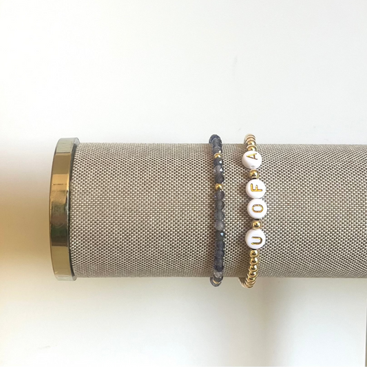 Custom College Bracelet Set